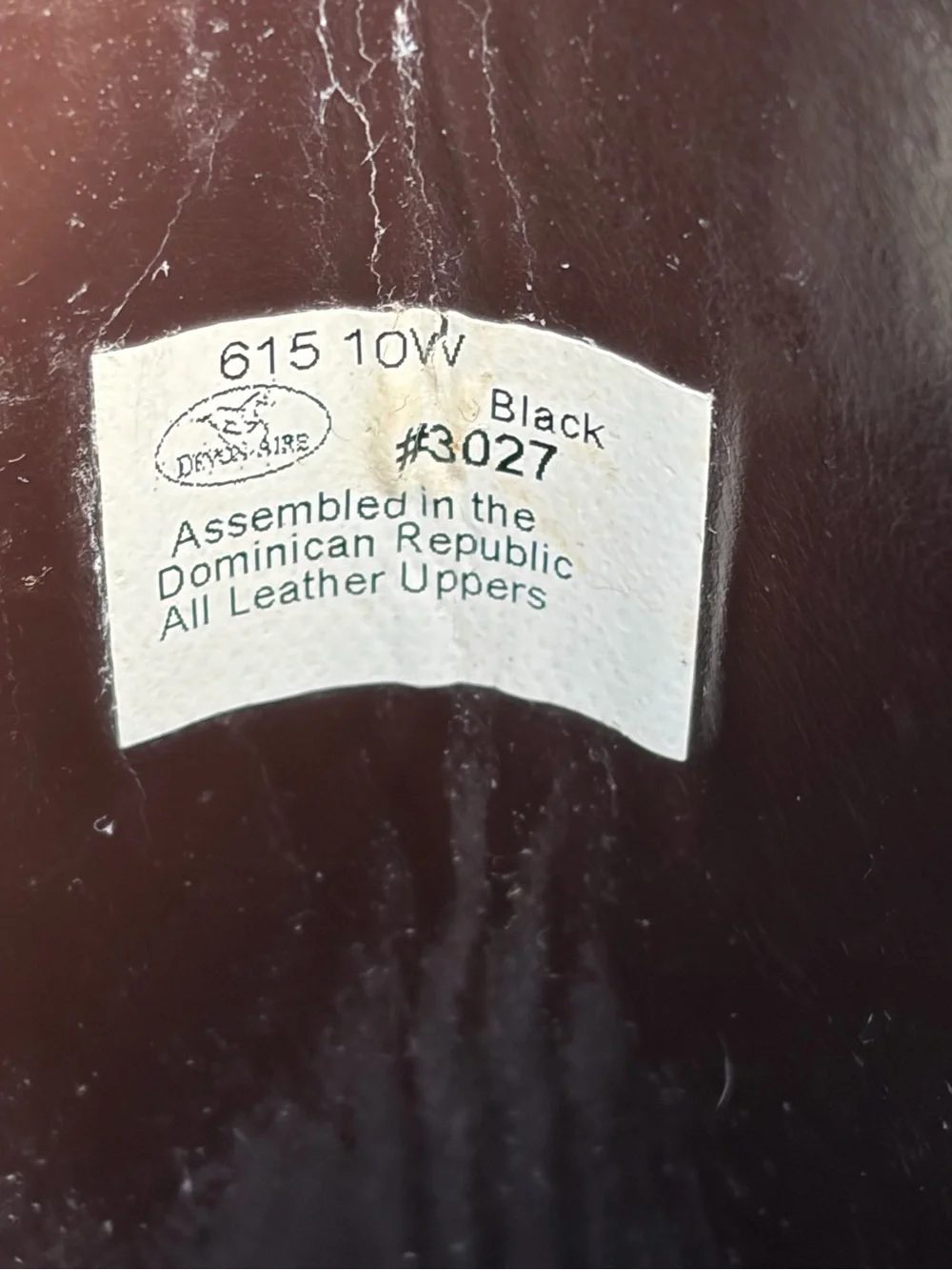 Devon-Aire Tall Riding Boots Women’s 10W Black Equestrian Boots Leather
